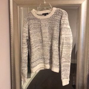 NWOT Banana Republic woven mélange sweater XL